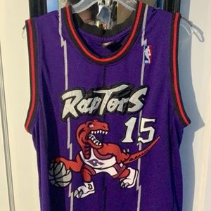 men’s nike throwback raptors vince carter jersey